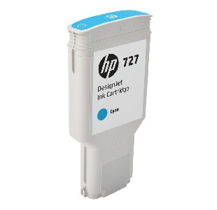 HP 727 300-ml Cyan DesignJet Ink Cartridge